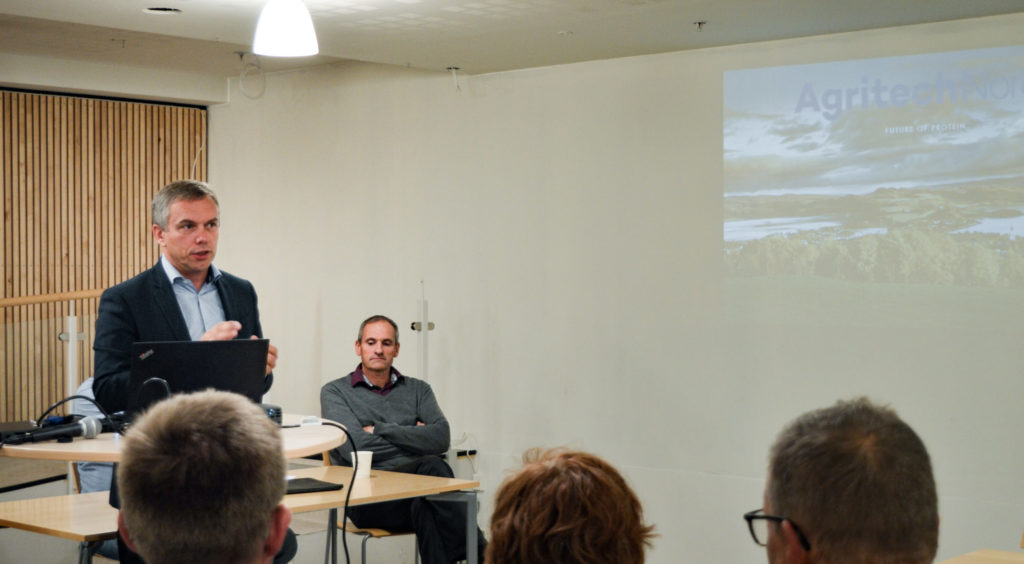 Håvard Belbo, daglig leder i T:Lab hadde et innlegg om første år med AgriTech Nordic.