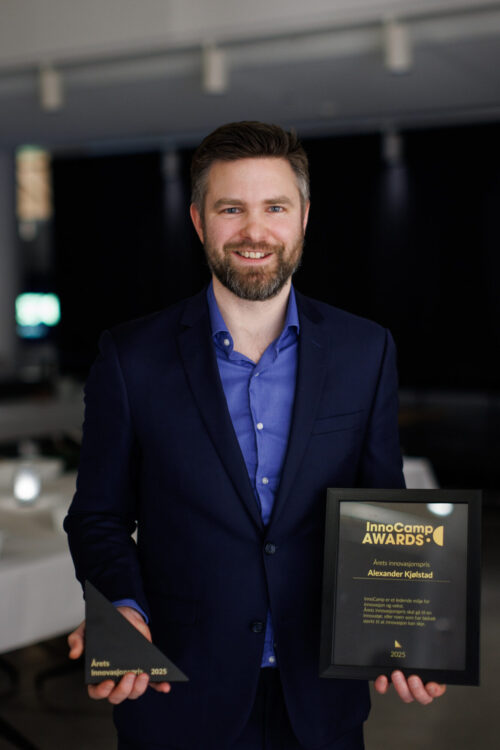 Vinner av Innovasjonsprisen 2025 Alexander Støvik Kjølstad
